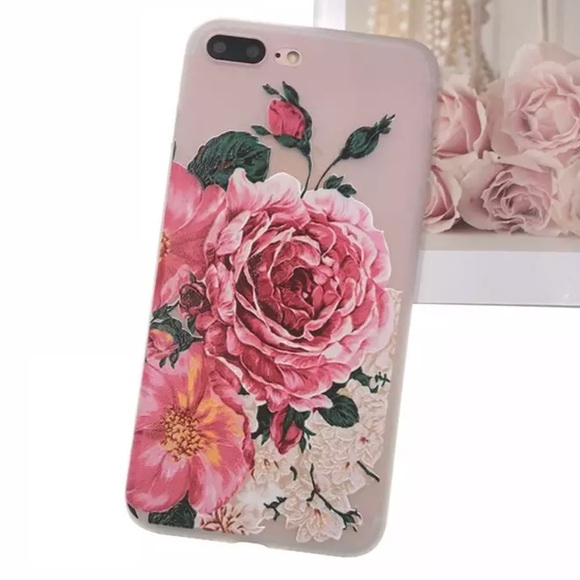 Accessories - LAST 1! NEW iPhone 7/8 Textured Rose Soft Case
